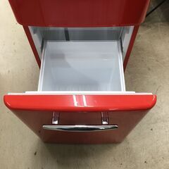 e angle 149L 2ドア レトロインバータ― 冷蔵庫 レッド ANG-RE151-A1 シンプル 一人暮らし 二人暮らし 1K 家電 省エネ 新鮮 1人暮らし 2人暮らし おしゃれ 2019年製 クリーニング済 堺市 石津