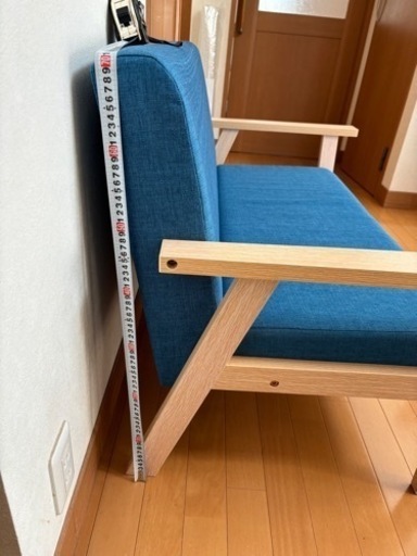 最高級 KARIMOKU カリモク 2人掛けワイドソファ、UU4972 Used・キレイ