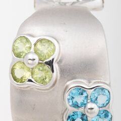 750WG マルチカラー ピアス 品番p22-158