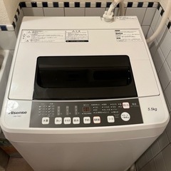 2018年製 Hisense 洗濯機