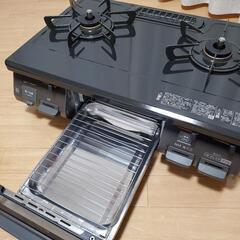 【美品】RT64JH6S2-GR 21年製 リンナイ ガスコンロ LPガス用