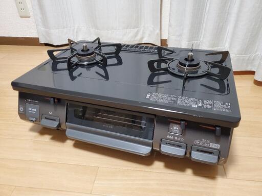 【美品】RT64JH6S2-GR 21年製 リンナイ ガスコンロ LPガス用