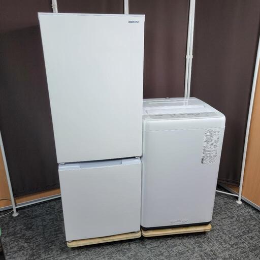 ‍♂️h060115売約済み‼️配送設置は無料‼️最新2022年製✨大容量\u0026つけかえドア対応✨SHARP × Panasonic 家電セット