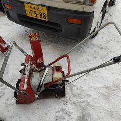 実働、即使えます　OGAWA HR-452 小型2st除雪機　メ...