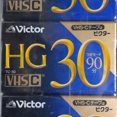 ビデオテープ  3本  VHS-C 90分
