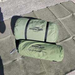 【美品】soomloom ミリタリーテントX-large 前幕付