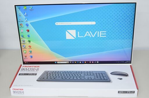 一体型パソコン Windows11+office NEC A2377/C Core i7-10510U/爆速SSD1TB+大容量HDD3TB/メモリ8GB/ブルーレイ/無線/23.8インチ/テレビ機能