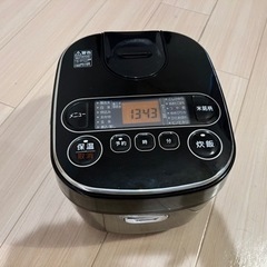 【使用年数1.5年】炊飯器(5.5合炊き)+電子レンジ／IRIS...