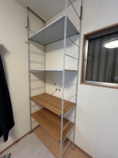 無印良品　シェルフ　特大帆立