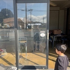 店舗入口の店名の作成