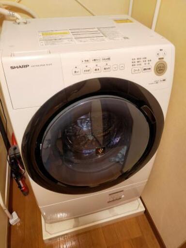 SHARP　ドラム式洗濯乾燥機 ES-S7E 左開き 2020年製