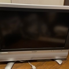 AQUOS液晶テレビ　地デジ非対応　モニターとしてお使い頂けます