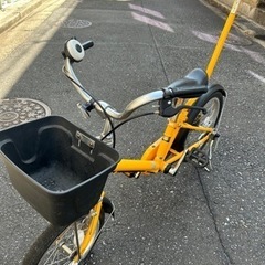無印良品　幼児　自転車　16インチ　黄色　キッズ　子供自転車　