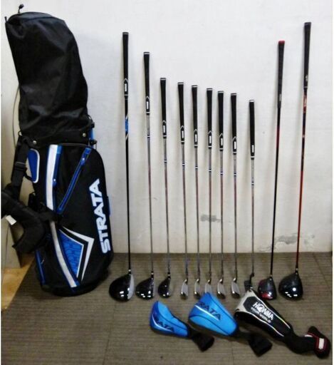 ゴルフクラブ セット キャディバッグ付き STRATA HONMA MIZUNO ゴルフ