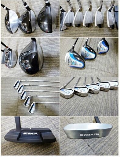 ゴルフクラブ セット キャディバッグ付き STRATA HONMA MIZUNO ゴルフ