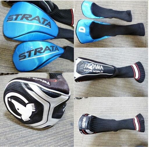 ゴルフクラブセットキャディバッグ付きSTRATAHONMAMIZUNOゴルフ用品  