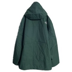 新品 タグ付き ノースフェイス マウンテンパーカー メンズ 肩ロゴ グリーン