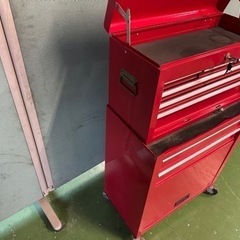 工具箱　赤　中古　ツールボックス