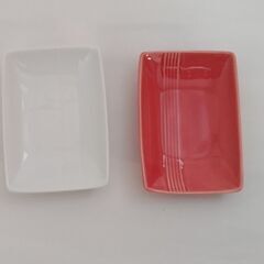 紅白小皿 2枚