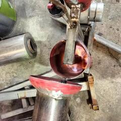 超小型廃油ストーブ 自宅ガレージ 野外作業などに！ 