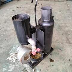 超小型廃油ストーブ 自宅ガレージ 野外作業などに！ 