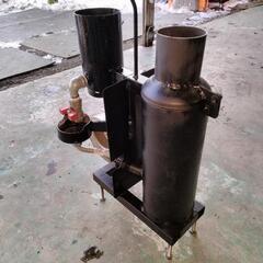 超小型廃油ストーブ 自宅ガレージ 野外作業などに！