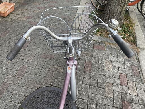 ブリヂストン アルベルト自転車 26インチ 内3速 オートライト レッド