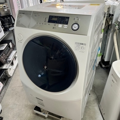 ✨在庫処分特別価格✨ SHARP ES-H10D-WR 10Kドラム式洗濯機 2020年製