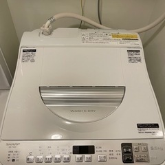【ネット決済】SHARP 洗濯機 乾燥機能付き ES-TX5D-...