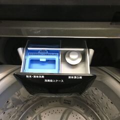 ニトリ NITORI 洗濯機 NTR60 2021年製 6kg 全自動洗濯機 ガラス扉 ブラック