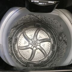 ニトリ NITORI 洗濯機 NTR60 2021年製 6kg 全自動洗濯機 ガラス扉 ブラック