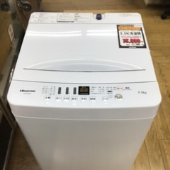 ジモティ来店特価!! 洗濯機 ハイセンス HW-E5503 2019 J-0372