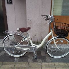 [DCM]Attivo Light(アッティーボ ライト)24吋 ファミリーサイクル アルミ/シングル/LEDオート/アイボリー