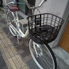 [DCM]Attivo Light(アッティーボ ライト)24吋 ファミリーサイクル アルミ/シングル/LEDオート/アイボリー