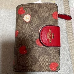 COACHリンゴ柄中古美品 箱、袋なし