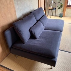 IKEA ソーデルハムン 3人掛けソファ ダークグレー