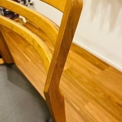 ダイニング5点セット　135×80楕円無垢（NR）＋GAチェア