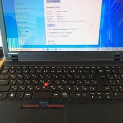 １５inchノートE520　lenovo　SSD　win7&10箱有り