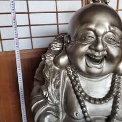 旧家蔵出し 布袋様 置物 七福神 布袋像 ご利益 金運 招福