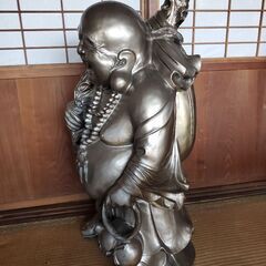 旧家蔵出し 布袋様 置物 七福神 布袋像 ご利益 金運 招福