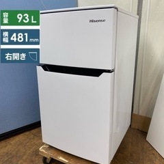 I734 🌈 2021年製♪ Hisense 冷蔵庫 (93L)...