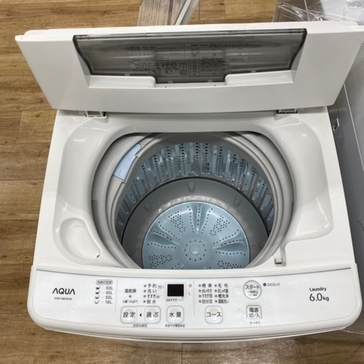 AQUA 全自動洗濯機 AQW-S6E5 トレファク東大阪 - 洗濯機 