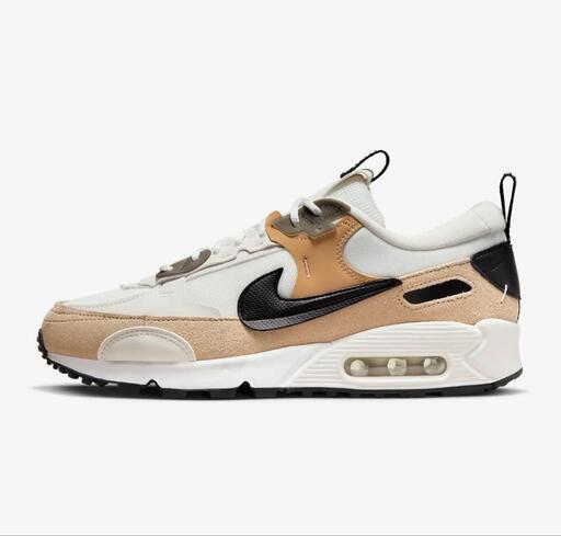 未使用◆NIKE W AIR MAX 90 FUTURA 24cm ベージュ系