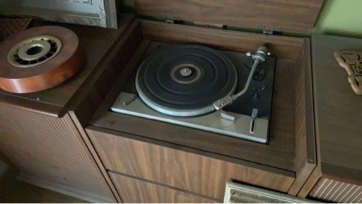 レトロ レコードプレーヤー スピーカーセット