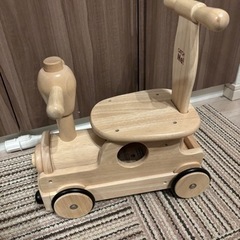 木製乗り物　手押し車　乗用玩具 乗り物 おもちゃ