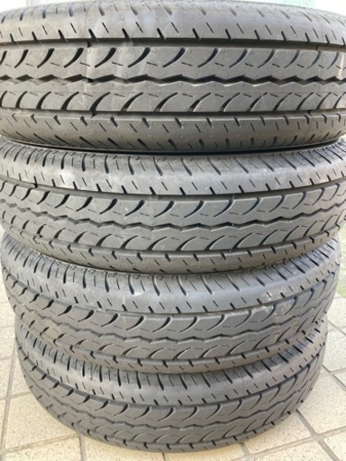 タイヤ 新車外し 145/80R12 80/78  軽トラ 箱バン