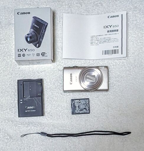 Canon IXY650 新品！使用時間30分。保証書付き