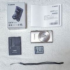 【ネット決済・配送可】Canon IXY650 新品！使用時間3...