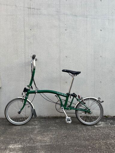 Brompton M3L BS6102-1 グリーン（輸行バッグ付き）