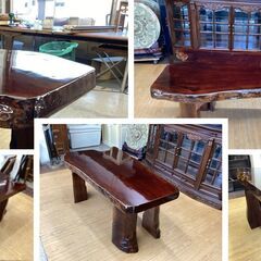 a19 一本木 無垢 一枚板 厚み８㎝ テーブル